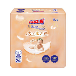 大王 光之羽纸尿裤 XL24片(12-17kg)尿不湿 超薄透气