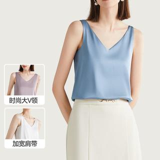 简云 仿真丝冰丝无痕 女士打底衫