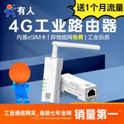 有人 USR-DR185 异地组网 4G工业级路由器