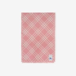 BURBERRY 宽版格纹丝毛混纺围巾 81124621 65cm*200cm