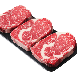 澳牛日記 安格斯谷饲眼肉原切牛排 1kg