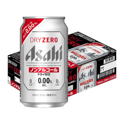 asahi 灰无酒精啤酒 350mL*24罐