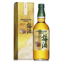 三得利 三得利梅酒山崎蒸馏所贮藏梅子酒青梅果酒微醺日本洋酒 山崎梅酒梅子酒 750mL 1瓶