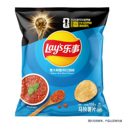 乐事 超值分享系列 马铃薯片 意大利香浓红烩味 135g
