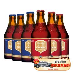 智美 啤酒组合装 330ml*6瓶（智美红帽啤酒330ml*3瓶+智美蓝帽啤酒330ml*3瓶）