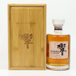 三得利 日本洋酒宾三得利 SUNTORY响和风调和威士忌 响红酒桶700ml木盒