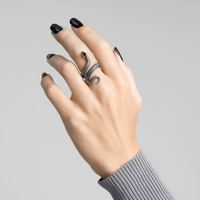 ASK&EMBLA Lisa同款宝石灵蛇戒指 US6 RN0005
