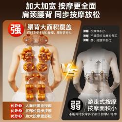 海尔 4D立体肩颈揉捏加热多功能按摩靠垫