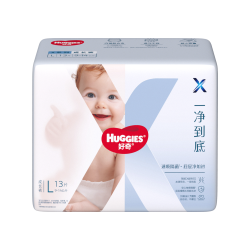 好奇 X系列一净到底拉拉裤 L码13片 MINI装