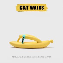 美国CATwalks香蕉人字拖男款夏季防滑透气情侣轻便夹趾沙滩凉拖鞋
