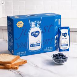 纯甄 蒙牛纯甄原味风味酸奶200g*16盒