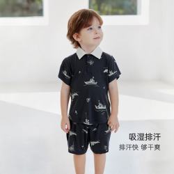 巴厘小猪 男童夏季短袖套装