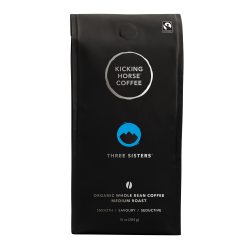 Kicking Horse Coffee 咖啡豆 全豆,Three Sisters - Medium Roast,10 Ounce