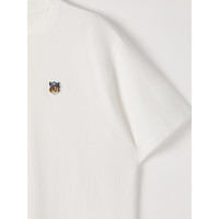 William fox&sons 长绒棉针织刺绣圆领短袖T恤 山竹白 2XL
