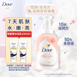 多芬 浓密沐浴泡泡 白桃果香 400ml