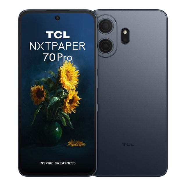 TCL NXTAPER 70 Pro 5G 安卓智能手机,带 6.9 英寸自然光显示屏,120Hz FHD+,50MP 1.0um OIS 摄像头,MuseFilm,MediaTek Dimensity 7300,8GB RAM + 256GB ROM,AI 生产力 恒星 B,恒星 B蓝色