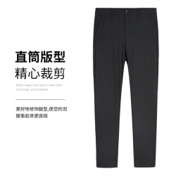 才子 51242E0220 弹力舒适 黑色 33码 男士休闲裤