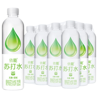 依能 苏打水 锌强化 无糖弱碱0脂饮用水饮料 青柠味 500mL*6瓶
