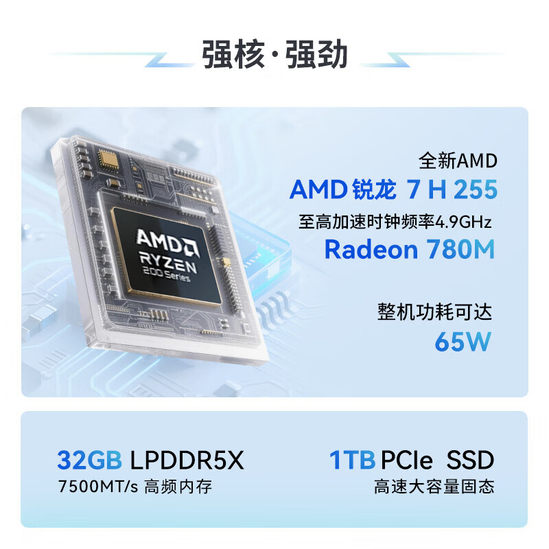 惠普 星Book Pro14 R7-255H 32GB+1TB 灰色 笔记本电脑