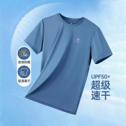 骆驼 26夏季吸湿透气户外运动休闲百搭舒适短袖T恤男