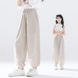 URBANSHOW 女童裤子夏季中大儿童裤子青少年户外运动裤