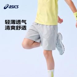 亚瑟士 儿童26年夏季舒适梭织短裤基础百搭轻盈舒适