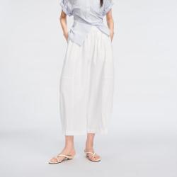 娅丽达 2026夏薄款九分哈伦休闲裤女宽松百搭