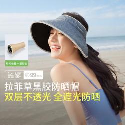 蕉下 女士防晒帽 大帽檐草帽