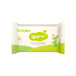 植护 婴儿抑菌洗衣皂 宝宝专用新生婴幼儿童肥皂尿布皂 天然去污去渍 180g*1块