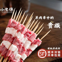 小巴依 新疆羔羊羊肉串 原切无添加 50串*5盒