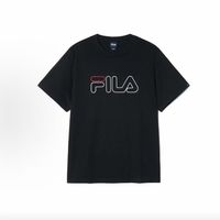 百亿补贴：FILA 大logo字母印花圆领短袖 FS2RSH2102X