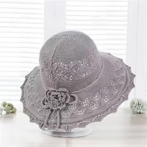 赫卡维 韩版大帽檐防晒太阳帽
