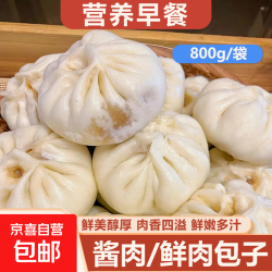 鲜肉大包子 800g*1袋 约10个 速冻面点