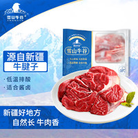 雪山牛谷 牛肉生鲜牛腱子500g新疆特产褐牛清真减脂轻食首选 新疆牛腱子500g