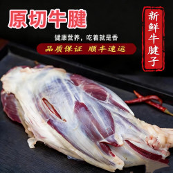 闲味客 散养原切牛腱子黄牛肉腱子新鲜冷冻减脂健身代餐牛腱肉生鲜牛腱子 牛腱4斤+炖肉料包