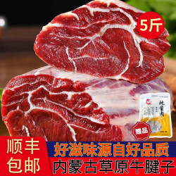 锡林永润 牛腱子 内蒙古生鲜 黄牛牛腱子 散养牛肉卤肉食材 减脂 5斤牛腱子（囎韭菜花酱炖料包）