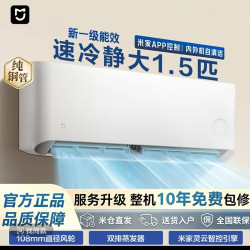小米 米家空调 速冷静 大1.5匹 双排蒸发器挂机 35GW-PG15/A1A1