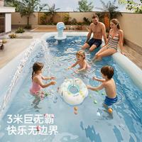 欧孕 加厚充气游泳池 可折叠便携式 1.5米两层1-3人