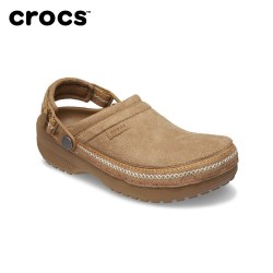 crocs 经典轻走仿麂皮缝线洞洞鞋男鞋平底鞋女鞋|214048