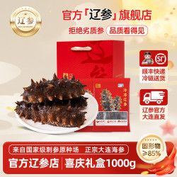 辽参 有机大连海参中秋盒海鲜底播刺参免泡发非即食大连特产 2斤 26-30头礼盒