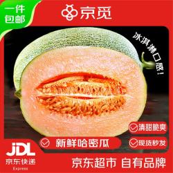 京觅 新疆哈密瓜2个装 净重8斤 +西州蜜瓜 生鲜水果源头直发