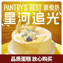 派悦坊 北京上海 星河追光生日蛋糕 8英寸