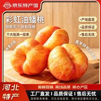 燕农赵品彩虹蟠桃 净重4斤礼盒装丨