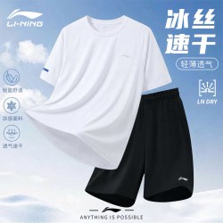 李宁 运动生活男士运动T恤 YTEW332
