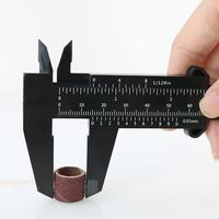 双刻度塑料游标卡尺高精度1把装