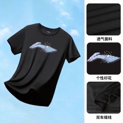 李宁 速干短袖 男女通用运动T恤 YSDA554