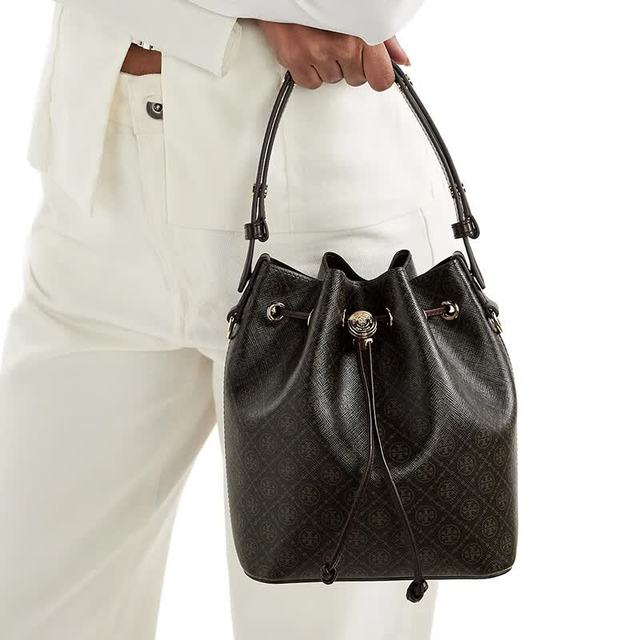 TORY BURCH TBTMonogram老花系水桶包单肩手提包