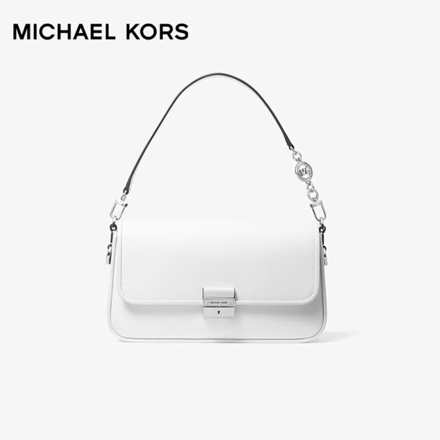MICHAEL KORS 女士皮革腋下包  白色