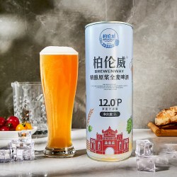 柏伦威 精酿全麦白啤酒 2L*6桶