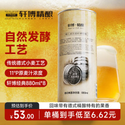轩博 1797精酿啤酒 880ml*8桶